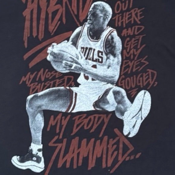 💟💎Dennis Rodman Vintage Short Sleeve Tee - Picture 2 of 12